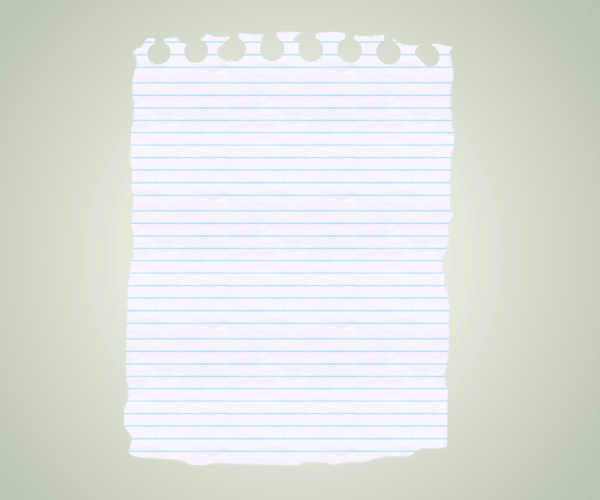 Wrinkled Notepad Paper Effect