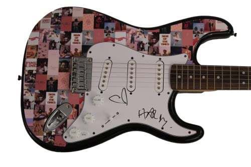 HARRY STYLES SIGNED AUTOGRAPH FULL SIZE CUSTOM ONE-OF-A KIND 1/1 FENDER STRATOCASTER ELECTRIC GUITAR W/ JAMES SPENCE JSA AUTHENTICATION - ONE DIRECTION STUD, UP ALL NIGHT, TAKE ME HOME, MIDNIGHT MEMORIES, FOUR, MADE IN THE A.M. FINE LINE - VERY RARE